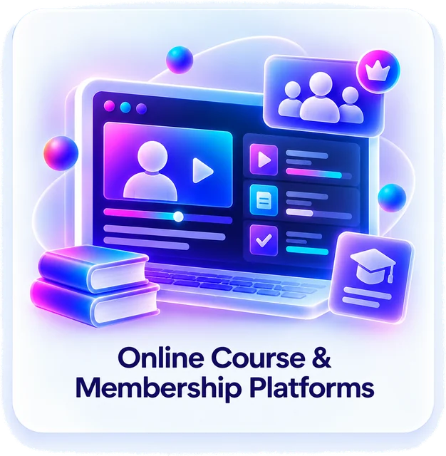Online Course and Membership Platforms