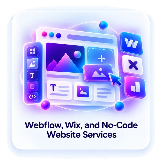 Webflow, Wix, and No-Code Website Services